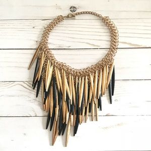Necklace bronze gold and black jewelry Boutique